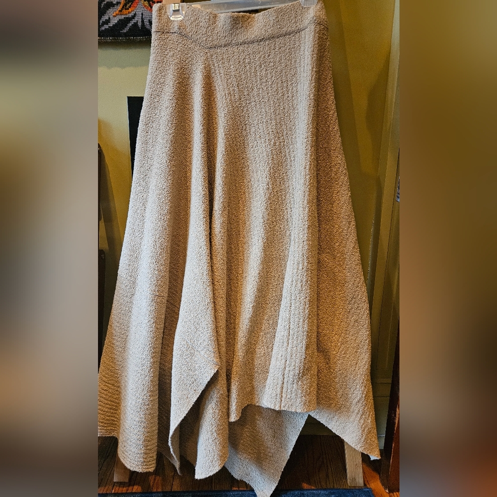 Lauren Manoogian pima cotton asymetrical skirt light camel size medium/large